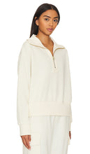 Varley Radford Half Zip Sweatshirt in Ivory