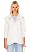 Varley Raleigh Zip Sweatshirt in Ivory - Varley Raleigh Sweat zippé en ivoire - Varley Raleigh 象牙色拉链套头衫 - Varley Raleigh Sweatshirt mit Reißverschluss in Elfenbein - Varley Raleigh 지퍼 스웨트셔츠 색상은 Ivory - Felpa con zip Varley Raleigh in avorio