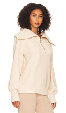 Varley Vine Half Zip Sweater in Cream