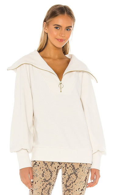 Varley Vine Sweatshirt in Ivory - Sweat-shirt Varley Vine en ivoire - Varley Vine 象牙色套头衫 - Varley Vine Sweatshirt in Elfenbein - Varley Vine 스웻셔츠 색상은 아이보리 색상입니다 - Felpa Varley Vine in avorio