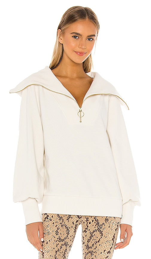 Varley Vine Sweatshirt in Ivory - Sweat-shirt Varley Vine en ivoire - Varley Vine 象牙色套头衫 - Varley Vine Sweatshirt in Elfenbein - Varley Vine 스웻셔츠 색상은 아이보리 색상입니다 - Felpa Varley Vine in avorio