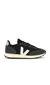 Veja Rio Branco II Sneaker in Black | Black & White Low Top Sneakers for Women