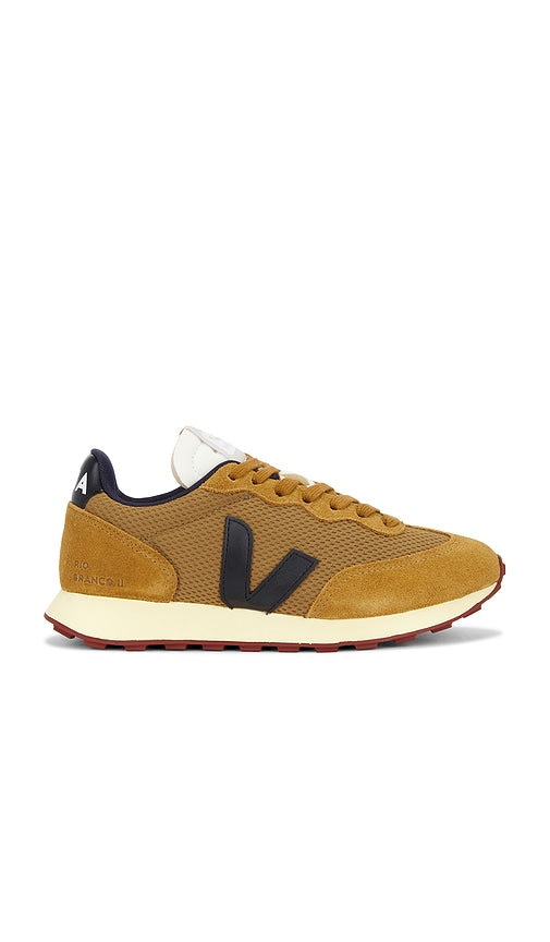 Veja Rio Branco Ii Sneaker in Brown | Tent & Black Lifestyle Sneakers for Women