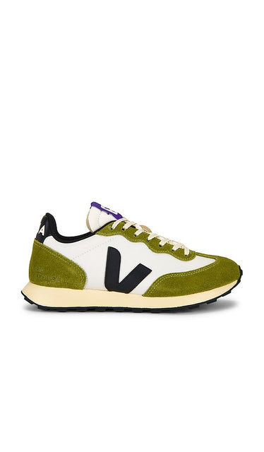 Veja Rio Branco Ii Sneaker in Green | Natural  Black & Detox Lifestyle Sneakers for Women