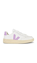 Veja V-12 Sneaker in White | Extra White Orchid Low Top Sneakers for Women