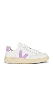 Veja V-12 Sneaker in White | Extra White Orchid Low Top Sneakers for Women