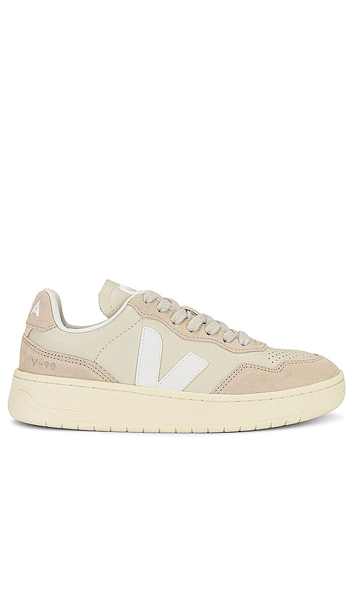 Veja V-90 Sneaker in Beige - Baskets Veja V-90 en beige - Veja V-90 米色运动鞋 - Veja V-90 Sneaker in Beige - Veja V-90 스니커즈베이지 색상 - Sneaker Veja V-90 in beige