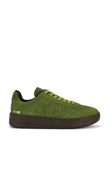 Veja V-90 Sneaker in Green | Full Militar & Eagle Lifestyle Sneakers for Women