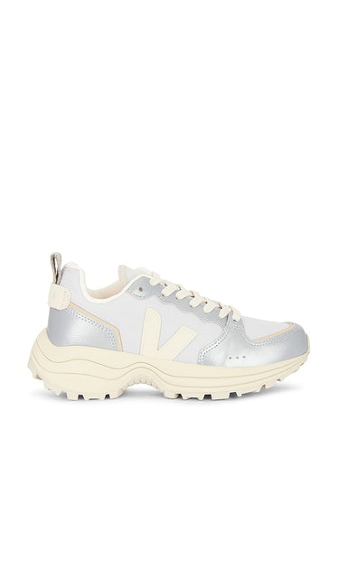 Veja Venturi Ii Sneaker in Metallic Silver | Pearl  Pierre  Inox Low Top Sneakers for Women