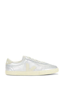 Veja Volley Sneaker in Metallic Silver | Silver & Pierrre Low Top Sneakers for Women