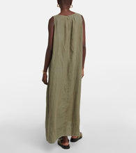 Velvet Acadia linen maxi dress