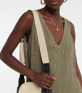 Velvet Acadia linen maxi dress