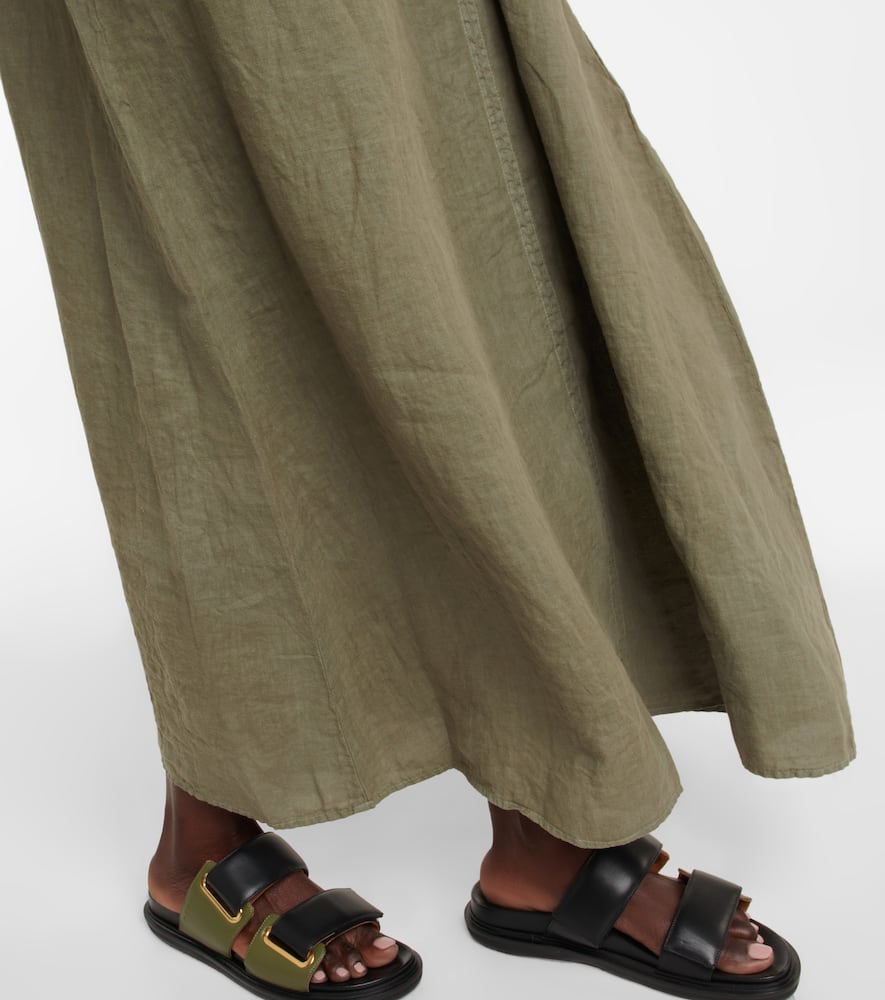 Velvet Acadia linen maxi dress