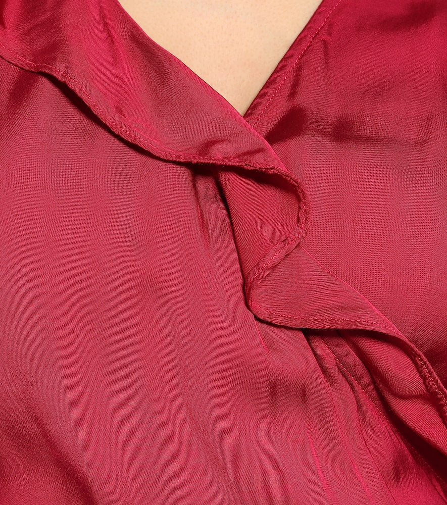 Velvet Alena satin minidress