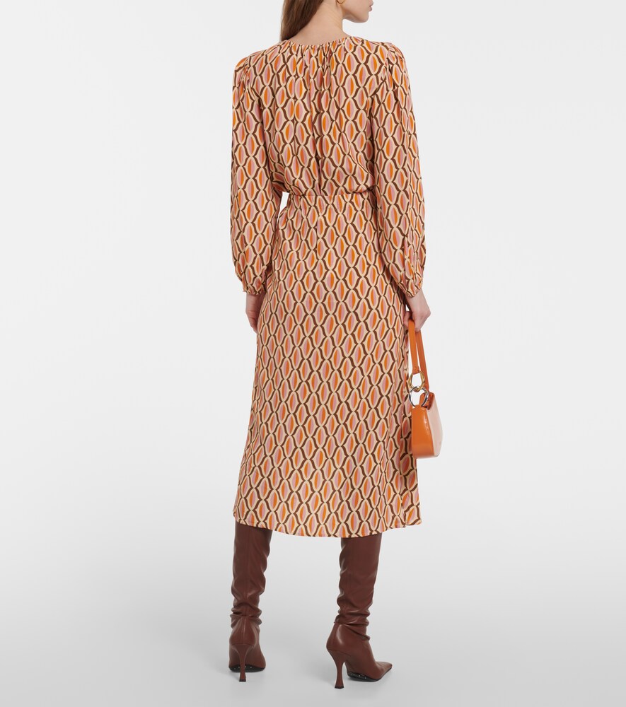 Velvet Alisha printed  wrap skirt