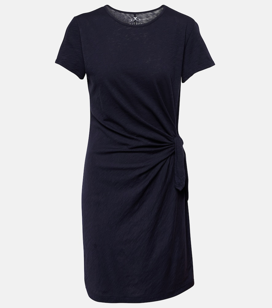 Velvet Alma cotton minidress. 天鹅绒 Alma 棉质迷你连衣裙