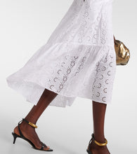 Velvet Amelia cotton midi skirt
