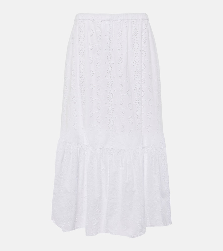 Velvet Amelia cotton midi skirt - Velvet Amelia 棉质中长裙