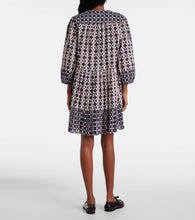 Velvet Beckie printed cotton minidress
