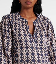 Velvet Beckie printed cotton minidress