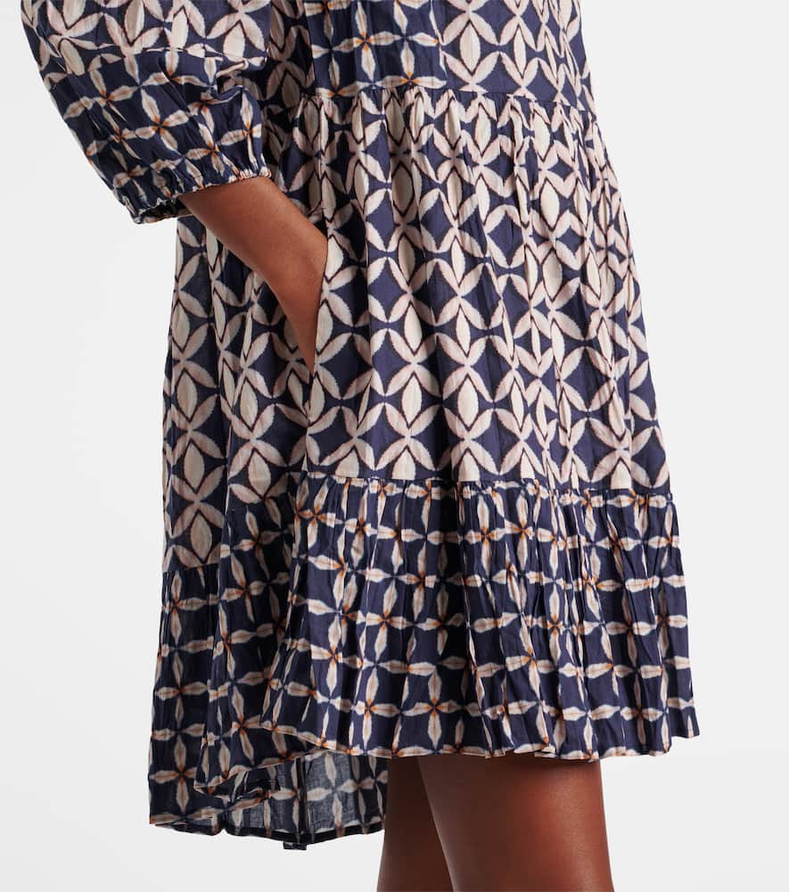 Velvet Beckie printed cotton minidress