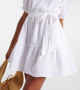 Velvet Bella cotton gauze minidress