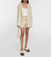 Velvet Cassie linen blazer