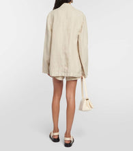 Velvet Cassie linen blazer