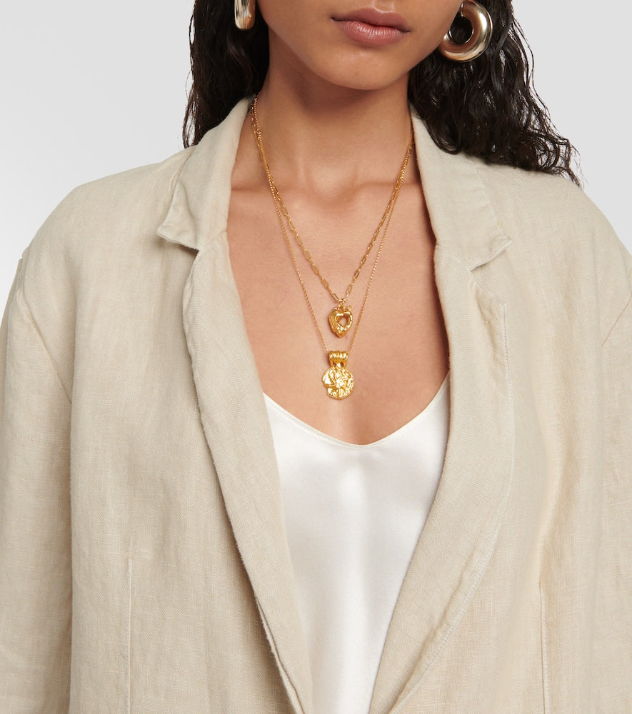 Velvet Cassie linen blazer