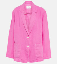 Velvet Cassie linen blazer