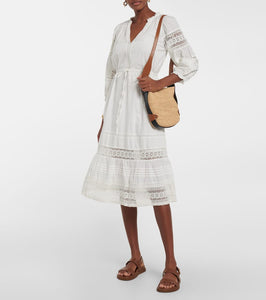 Velvet Chanelle cotton midi dress