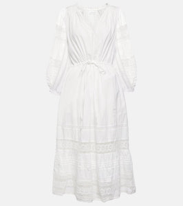 Velvet Chanelle cotton midi dress