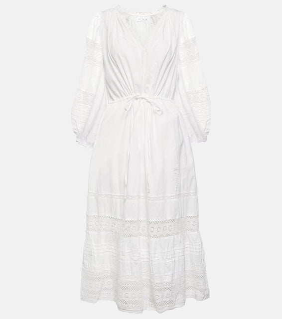 Velvet Chanelle cotton midi dress