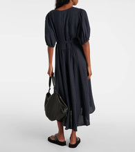 Velvet Dalene linen midi dress
