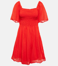 Velvet Esme cotton gauze minidress. Velvet Esme 棉纱迷你连衣裙