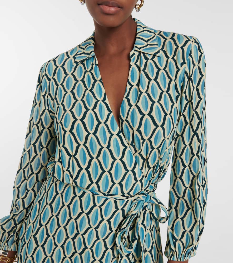 Velvet Gabriella printed wrap minidress