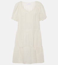 Velvet Helena cotton minidress. 天鹅绒 Helena 棉质迷你连衣裙