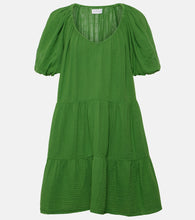 Velvet Helena cotton minidress. 天鹅绒 Helena 棉质迷你连衣裙