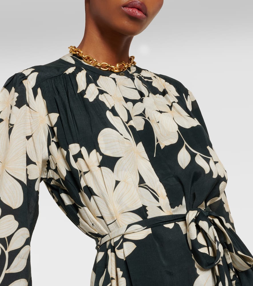 Velvet Josepha floral midi dress