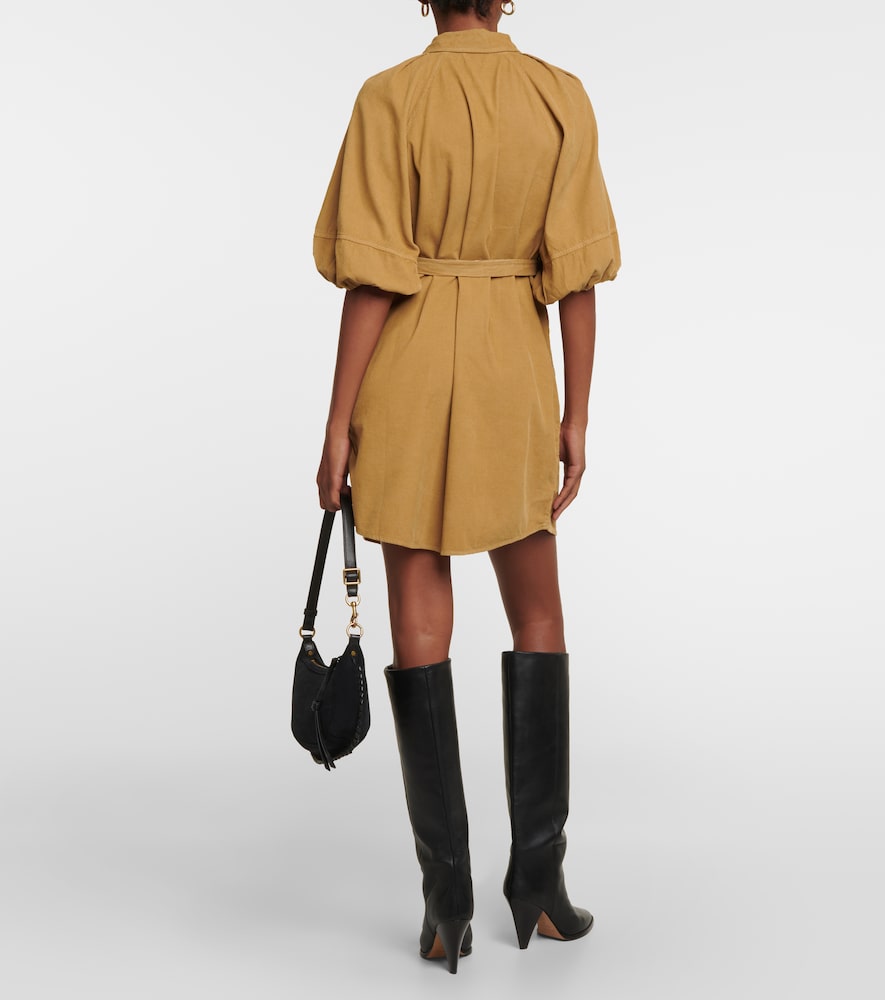 Velvet Kady corduroy minidress
