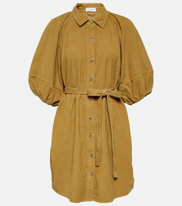 Velvet Kady corduroy minidress
