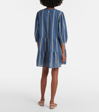 Velvet Kaitlyn jacquard cotton-blend minidress