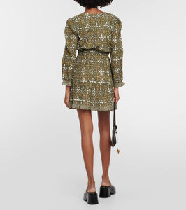 Velvet Katarina printed cotton mini dress