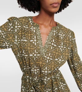 Velvet Katarina printed cotton mini dress