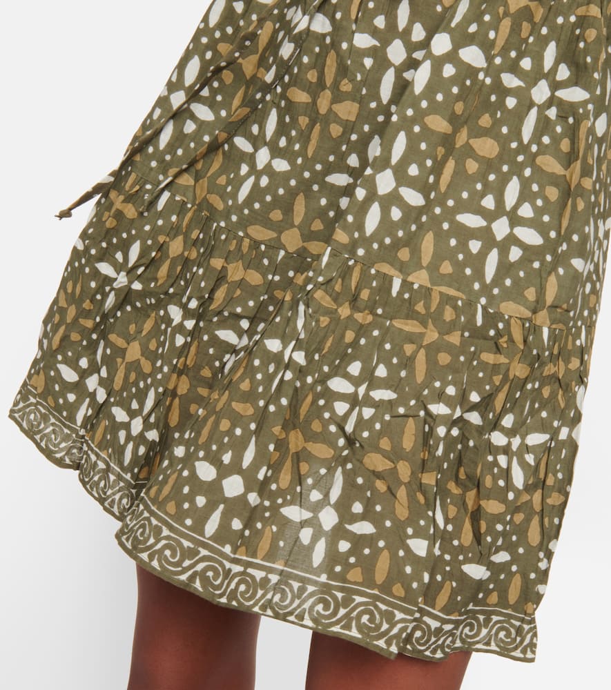 Velvet Katarina printed cotton mini dress