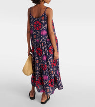 Velvet Kate printed cotton and silk maxi dress