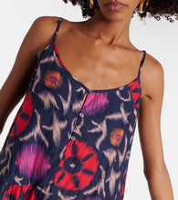 Velvet Kate printed cotton and silk maxi dress