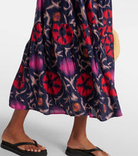 Velvet Kate printed cotton and silk maxi dress