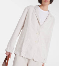 Velvet Lenny linen blazer