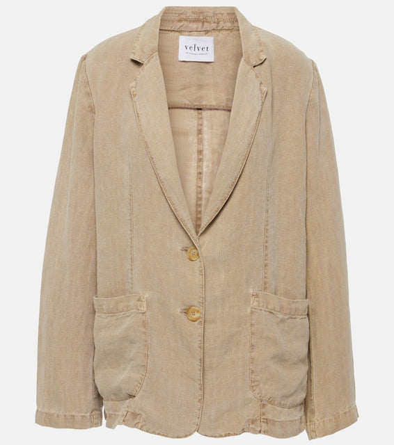 Velvet Lenny linen blazer